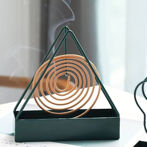 Triangle-shaped Iron Mosquito Coil Holder - Image 5