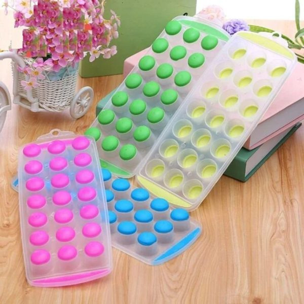 21 Grid Pop Up Ice Cube Tray