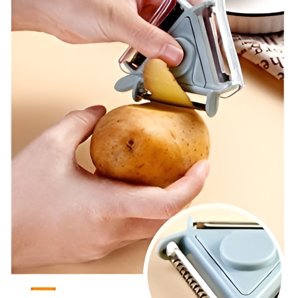 3 In 1 Stainless Steel Vegetable Peeler - Image 4