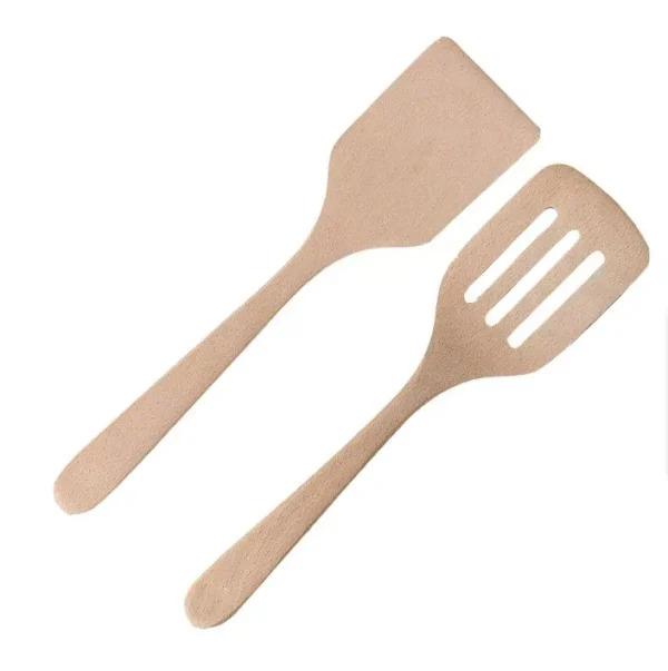 4pcs Wooden Bamboo Utensil Set Spoon - Image 3