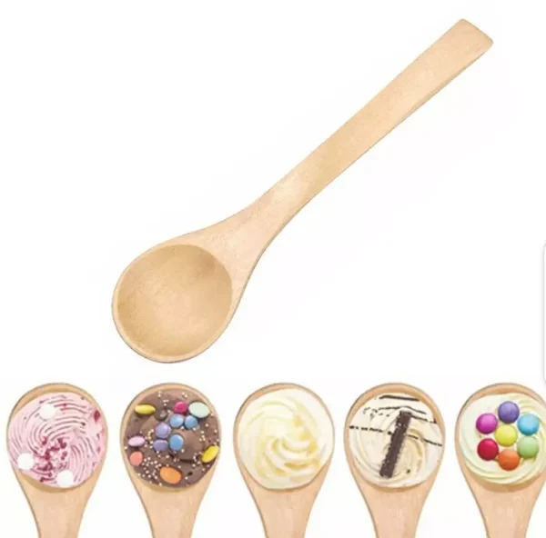 4pcs Wooden Bamboo Utensil Set Spoon - Image 4