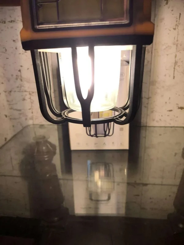 Camping Light Dual Bright & Warm Solar Rechargeable Lantern With Power Bank - Image 7