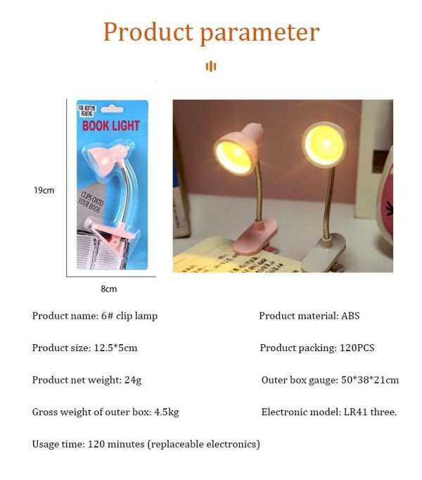Mini Book Light With Clip Portable Led - Image 6