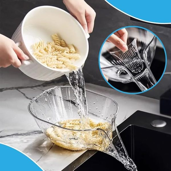 Multi-functional Drain Basket Bowl With Strainer - Image 2