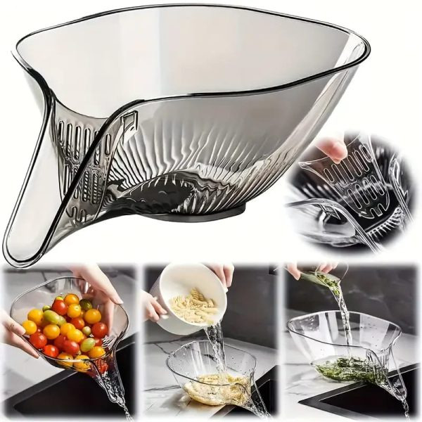 Multi-functional Drain Basket Bowl With Strainer - Image 6