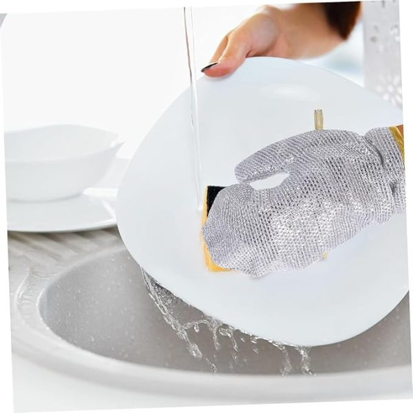 Multipurpose Wire Dish washing Gloves - Image 9