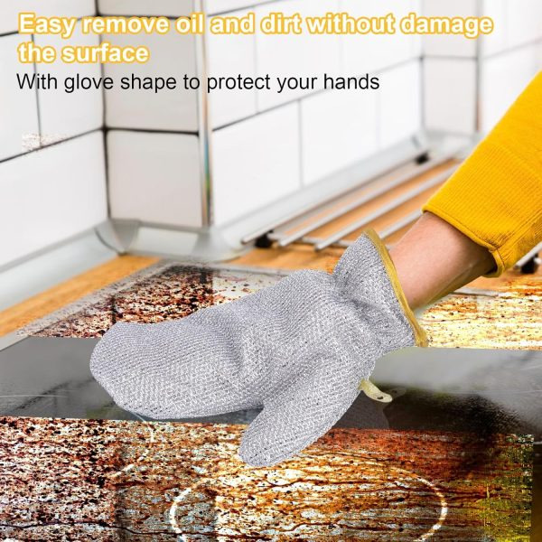Multipurpose Wire Dish washing Gloves - Image 10