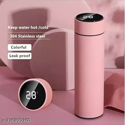 Temperature Display Vacuum Insulated Water Bottle - Image 4