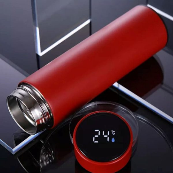 Temperature Display Vacuum Insulated Water Bottle - Image 8